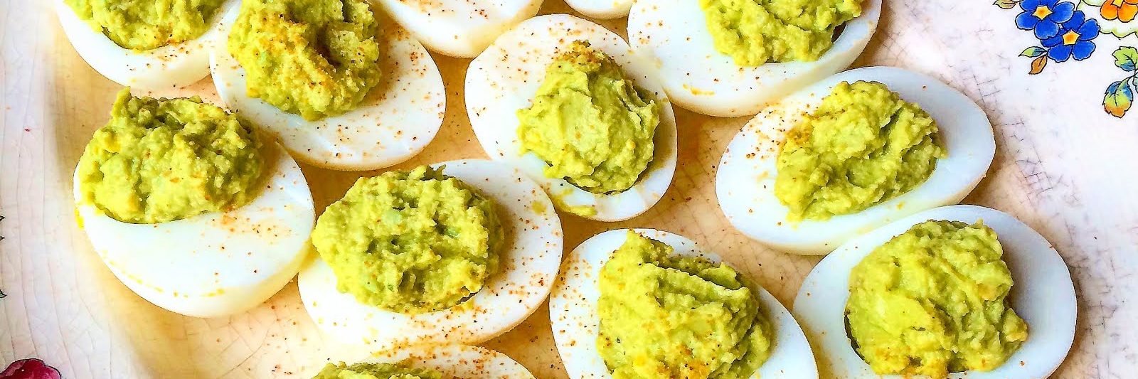 Guacamole Stuffed Eggs