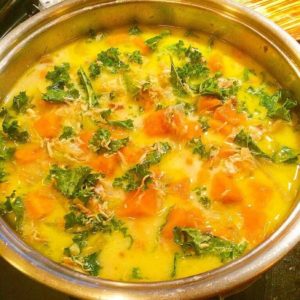 chicken sweet potato kale soup recipe